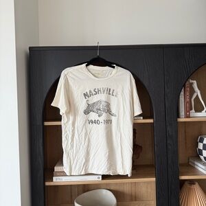 Imogene + Willie Off-White Graphic Tee